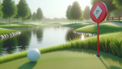 ゴルフの赤杭ルール完全ガイド｜3つの救済処置を解説
